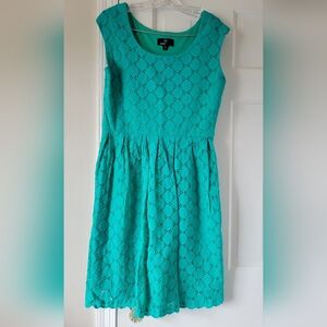Ronni Nicole Turquoise Lace Dress